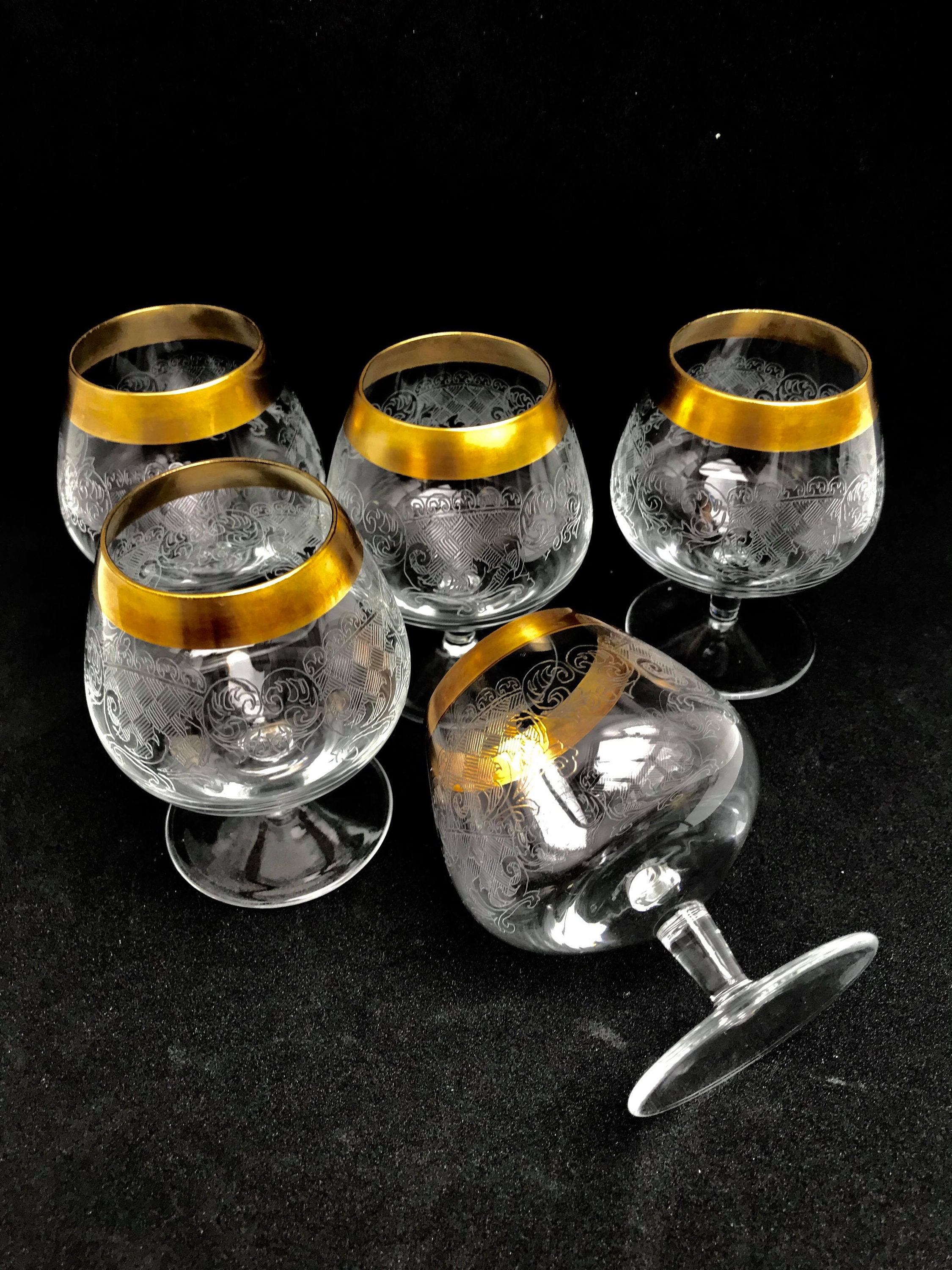 antique cognac glasses