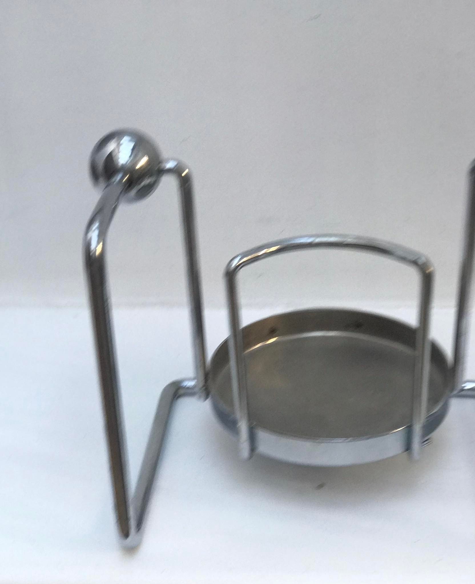 ウイスキーホルダースタンドボトル シーバスリーガル クローム