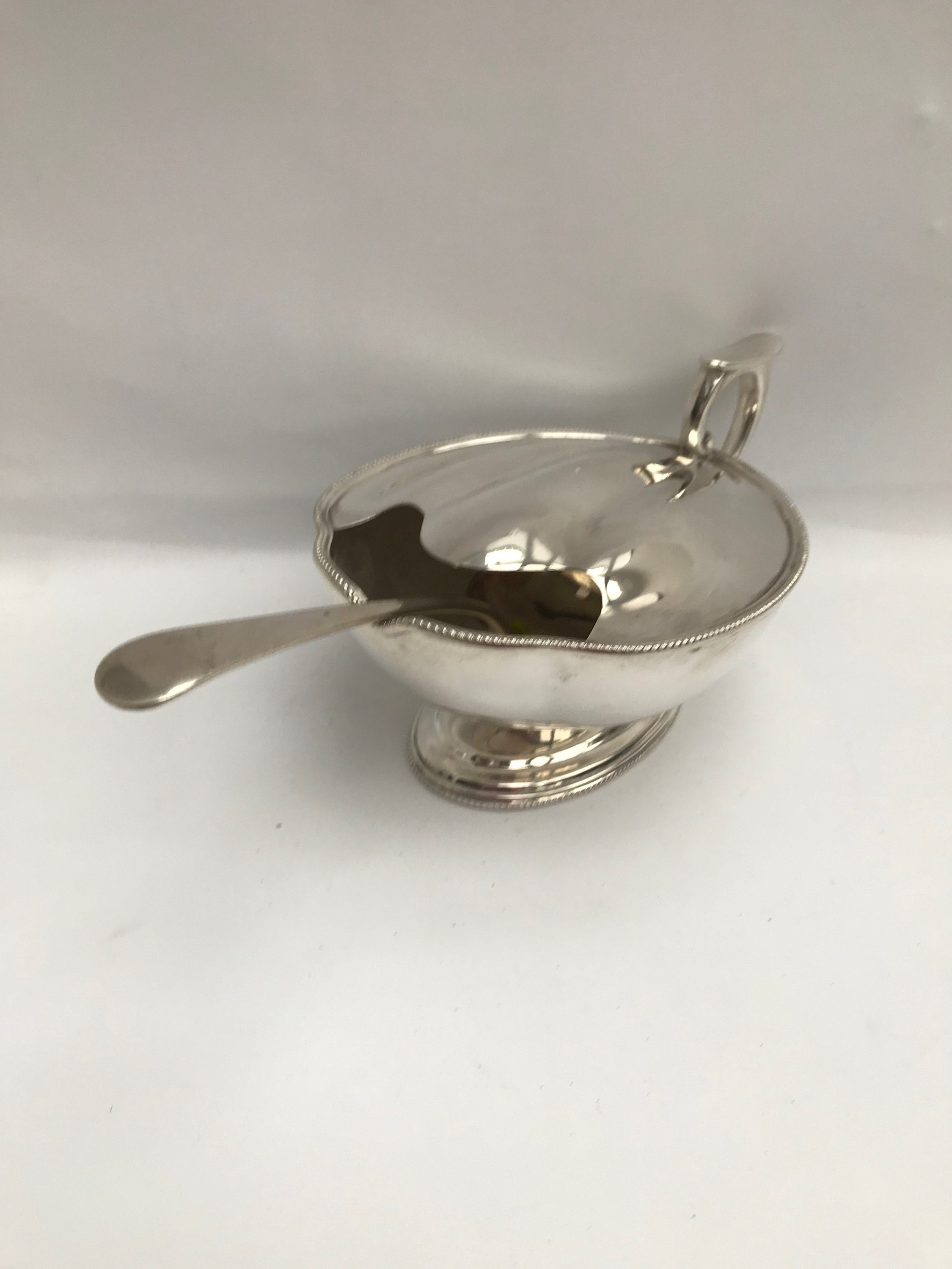 アンティークシルバーメッキスプーンウォーマー：ジェームズ