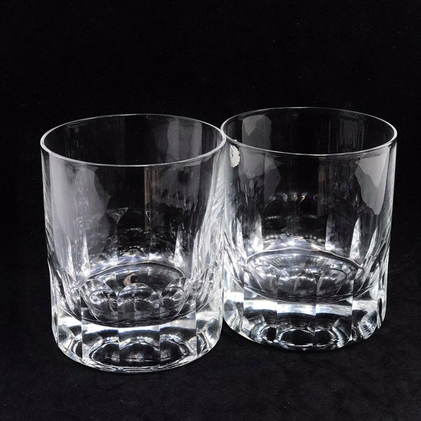 Verres a Whisky Lot de 2  Cristal lourd Allemagne verres à Scotch Whisky Bourbon Vintage cadeau pour lui décor bar verres  Italie