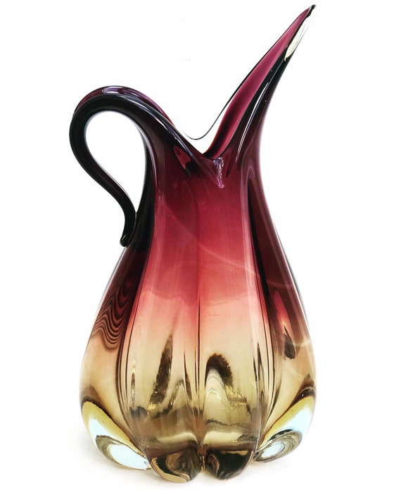 ムラノガラス murano ヴィンテージ 花瓶 ムラノガラス 花瓶 花器 USM 1495