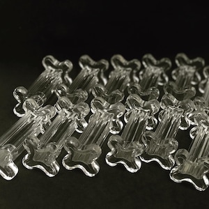 Juego de 12 soportes para cuchillos de cristal para cubiertos, estilo retro, regalo de boda para pareja, decoración de mesa para anfitriona, estilo francés vintage