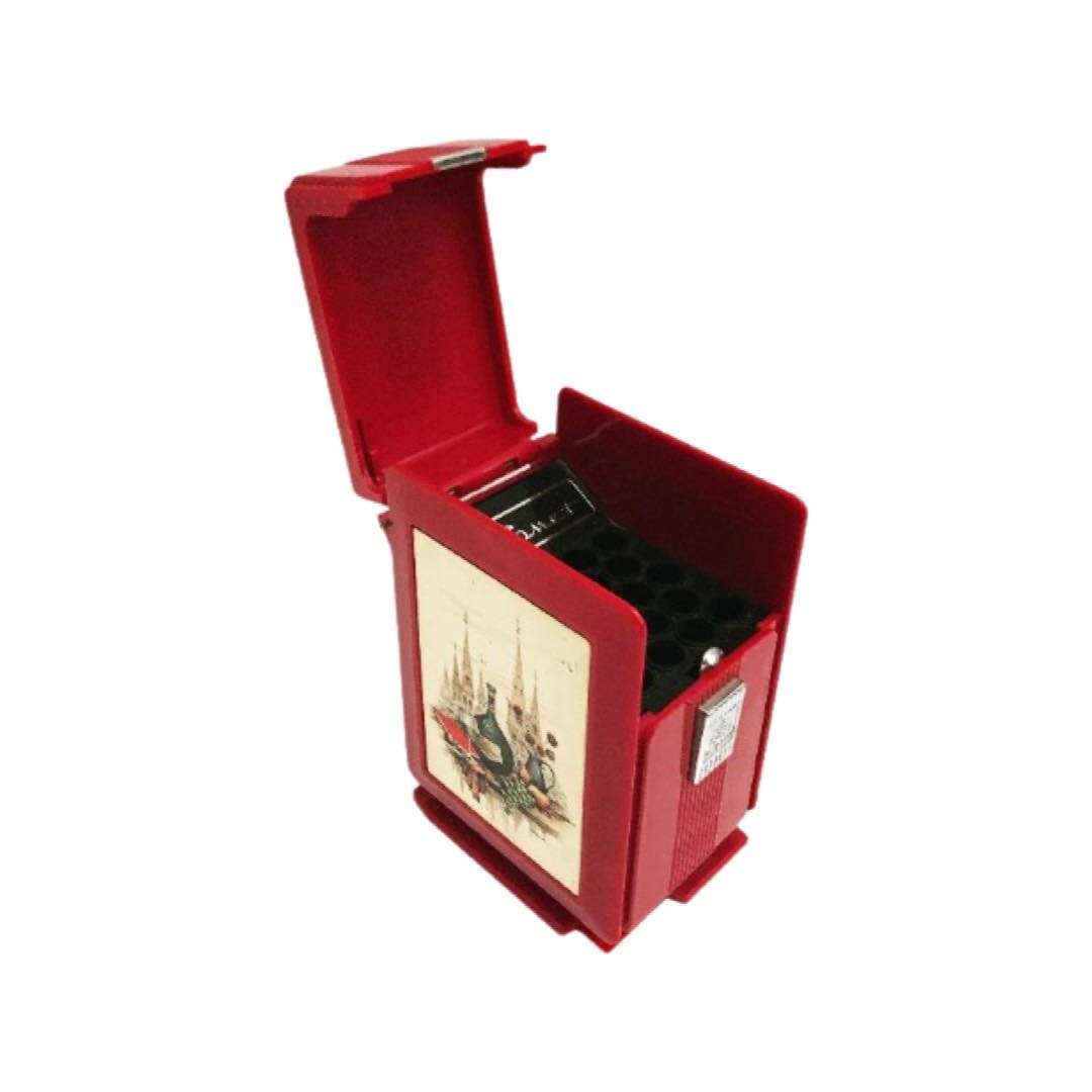 Cigarette Dispenser Case Musical Box Cigarrettes Holder Pedestal Mid