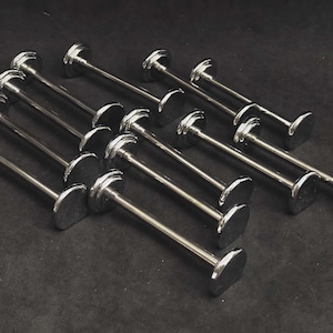Vintage Knife Rests Art Deco Style, Set 12 Mid Century Chromed stainless steel  Retro Table, Wedding Gift, Gift for her family gift