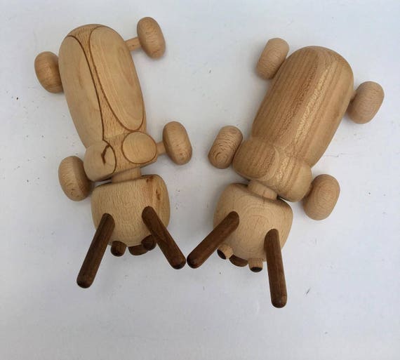 Toddler Wood Toy Moving Ants Scandinavian Toy Animal Wooden