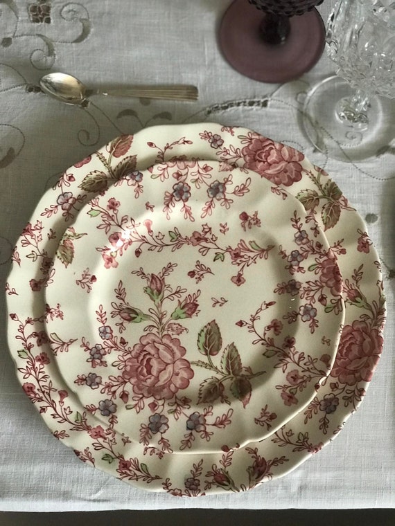 Vajilla johnson bros rose chintz new arrivals