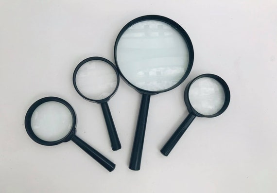 Vintage Magnifying Glass Japan Set 4 Desk Large Small Size, Magnifying  Lnifying Glass Ancient Magnifier Round , Made in Japan Gift for Him -   Israel