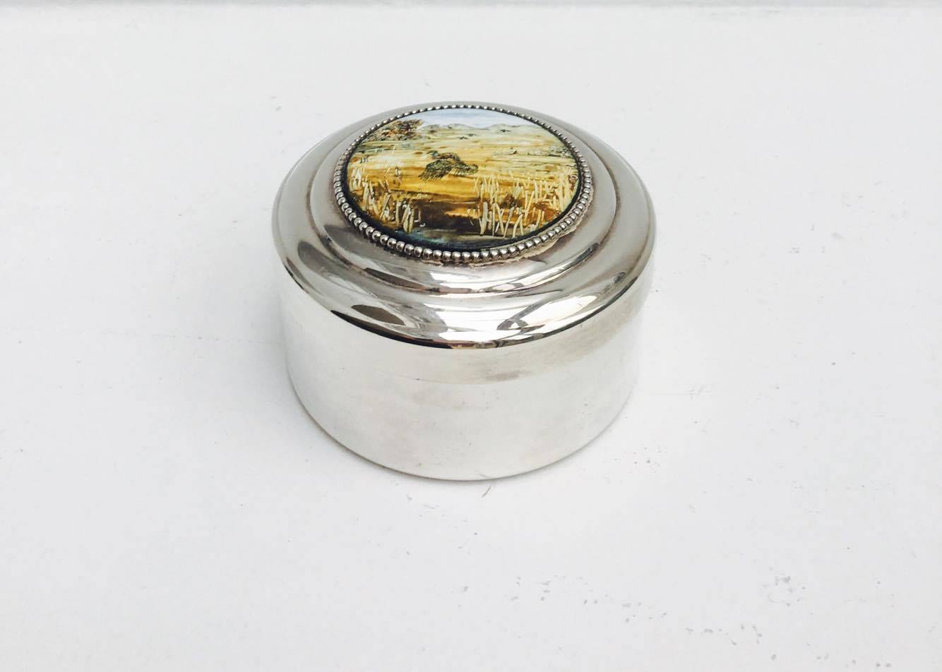Vintage Metal Box Old Metal Box With Lid Retro Silver and Etsy UK