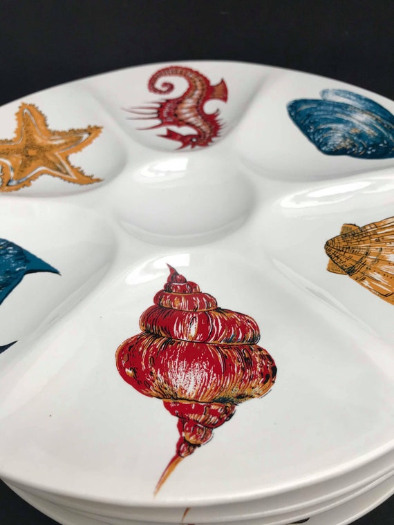 Assiette En Porcelaine Forme Coquillage Huître - Plateau Irrégulier Pour Dessert, Fruits, Bonbons | Décoration De Table élégante