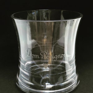 Champagne Dom Perignon accessories display collector ice bucket couple by Martin Szekely wedding  christmas Bridal Bridesmaid gift bar decor
