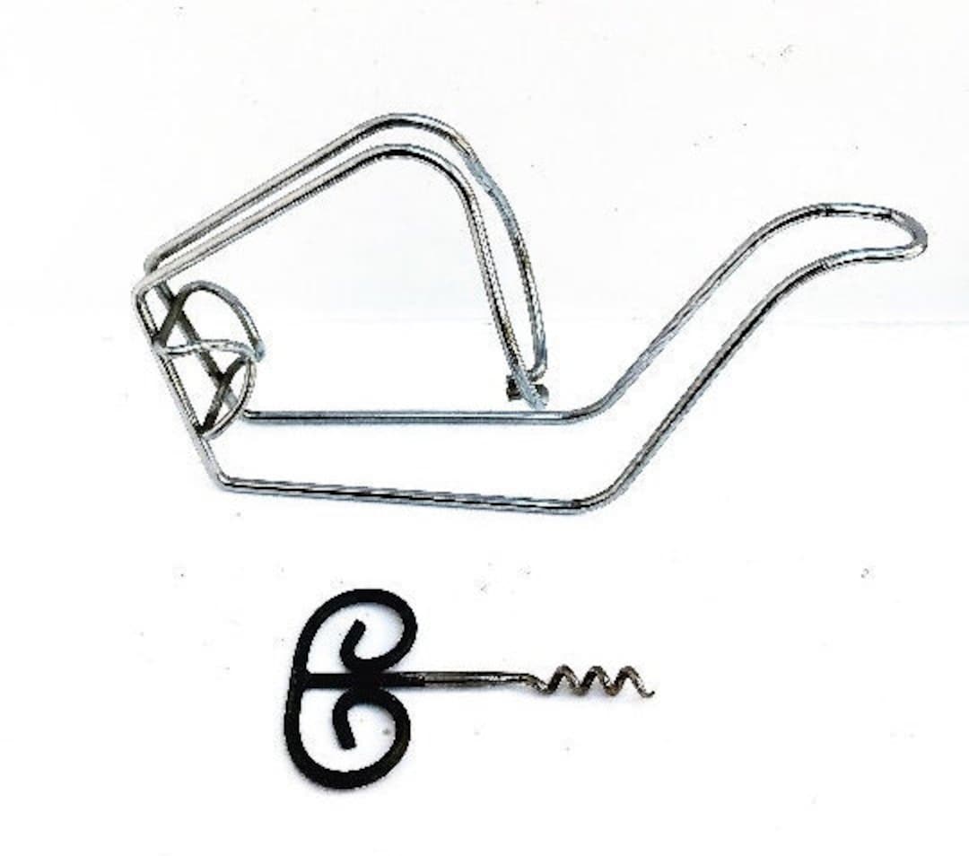 Wine Cradle Bottle Holder Wire Metal Wine Holder and Bottle Opener