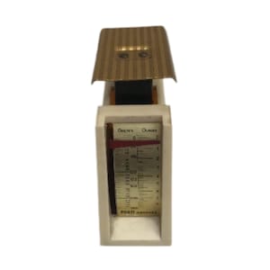 Vintage Letter Scale: 1970s Postal Balance, Desk Decor