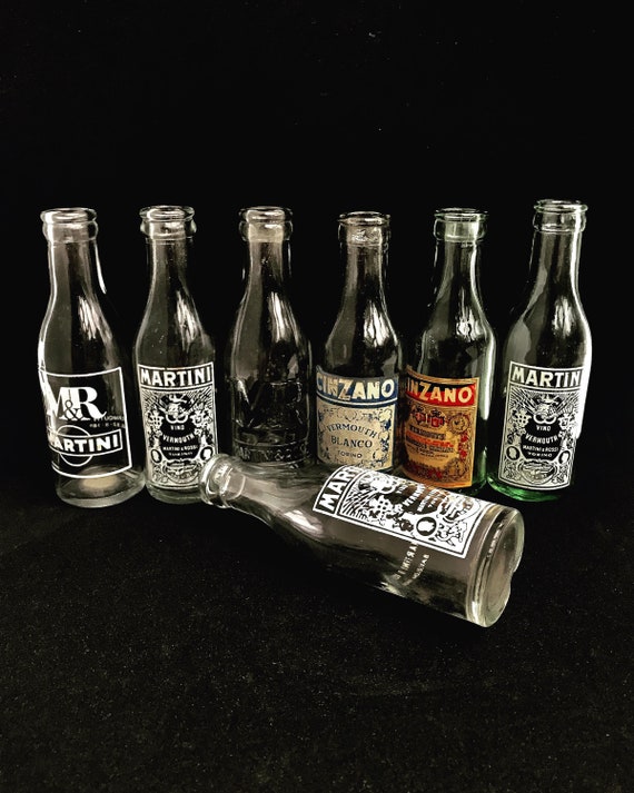 ヴィンテージ ミニ ベルモットボトル：マティーニ＆チンザノ