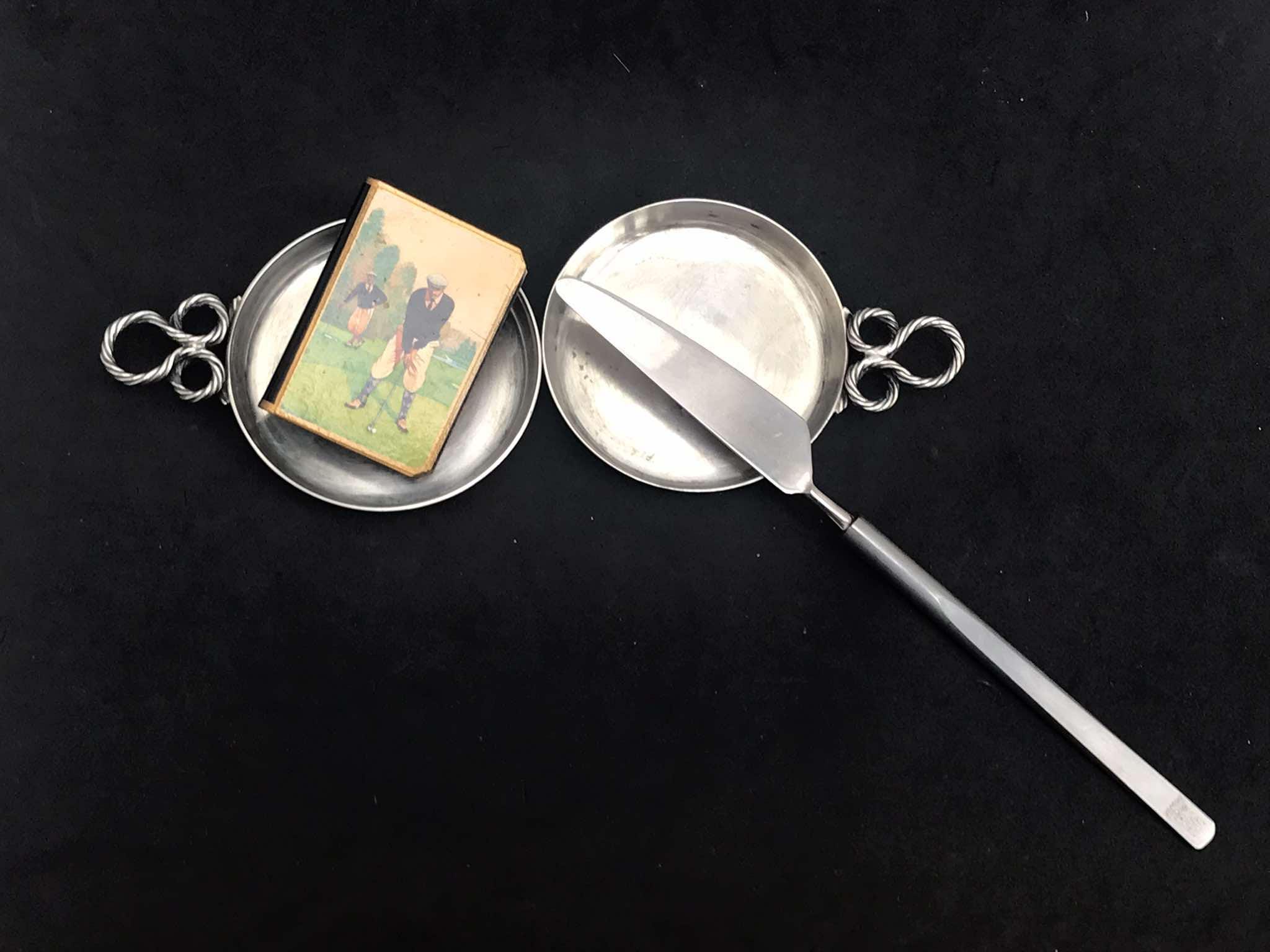 クリストフル シルバープレートコースター/小皿 - 2枚セット - Etsy 日本