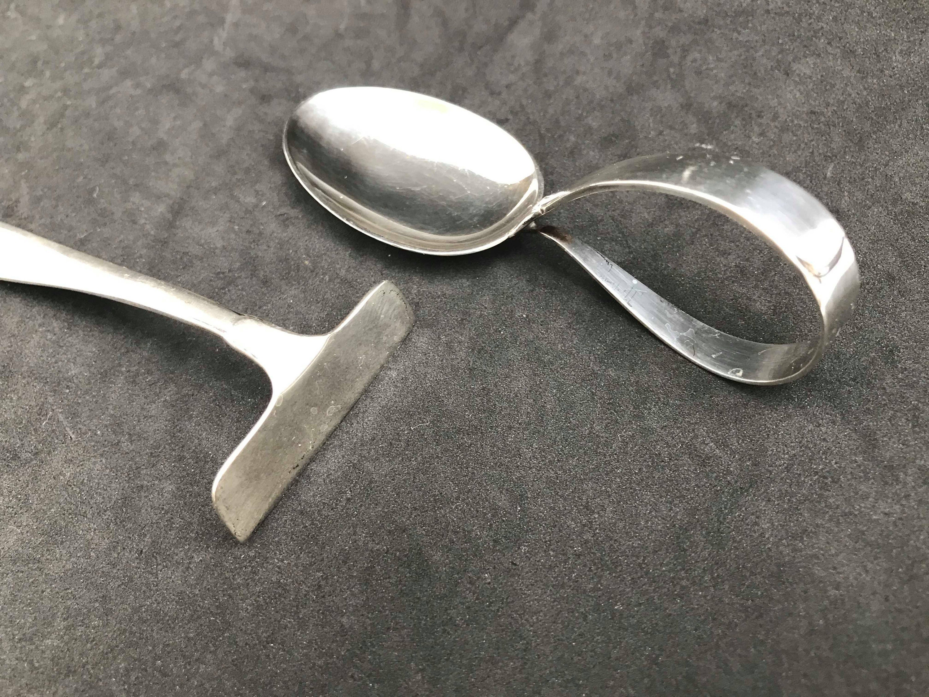 Silver Baby Spoon Flatware Birth Gift Vintage HTB Child Cereal Etsy UK
