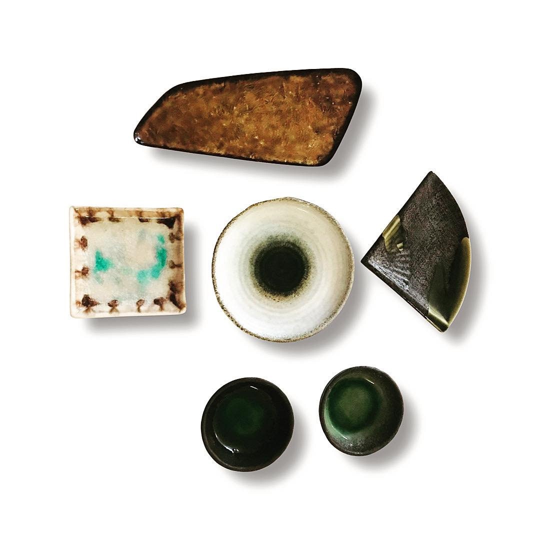 Japanese Bowls Plates Set Serving Sauce Dish, Dinner Sashimi Plate