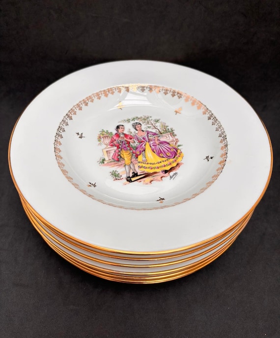 Art de la table | Assiette à dessert Saint Jacques en porcelaine de Limoges, made in France | Alix D. Reynis