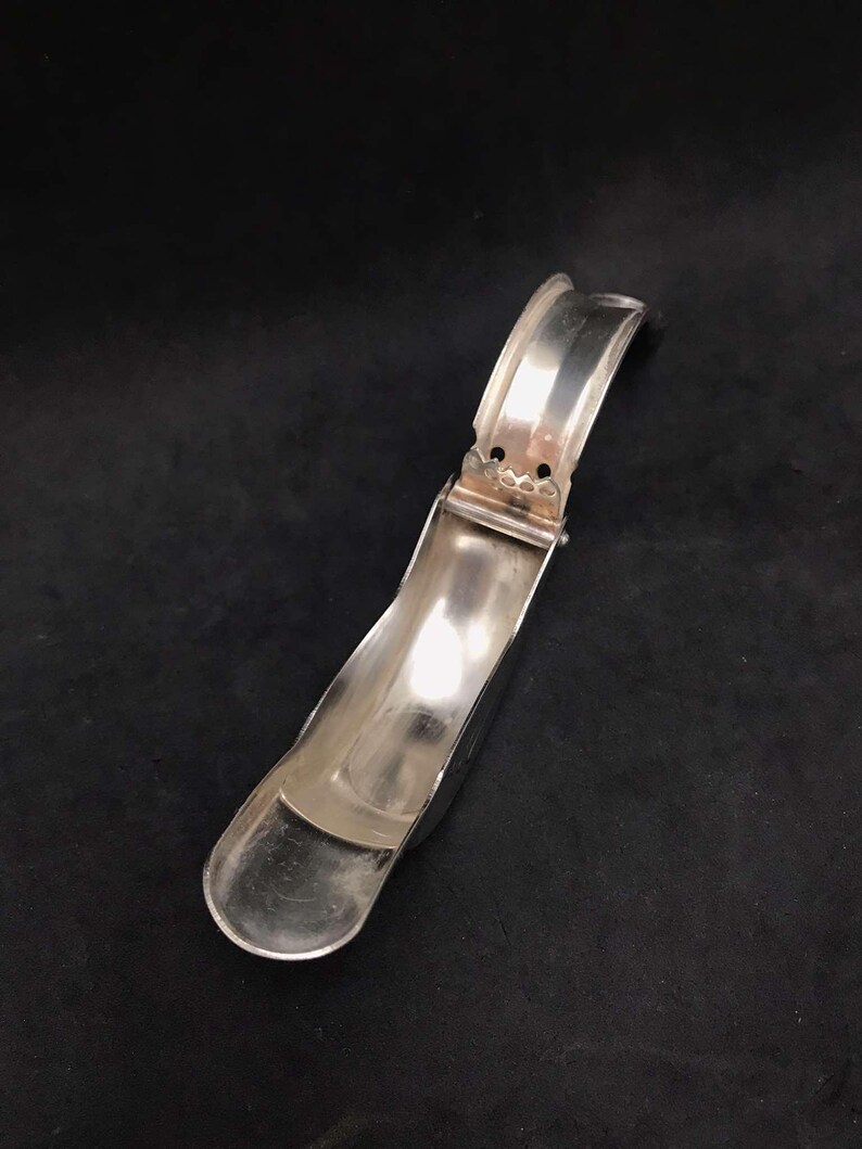 Vintage Silver Plated Lemon Squeezer: French Art Deco Bird Decor image 7