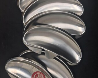 Vintage Inox Bone Dish Clip 6 Condiment Tray Outdoors Grill