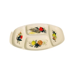 Villeroy en Boch bord retro keuken dienblad met hapjes uit het midden van de eeuw porseleinen vervangingsschaal vintage porseleinen serveerschaal jaren &#39;60 decor.