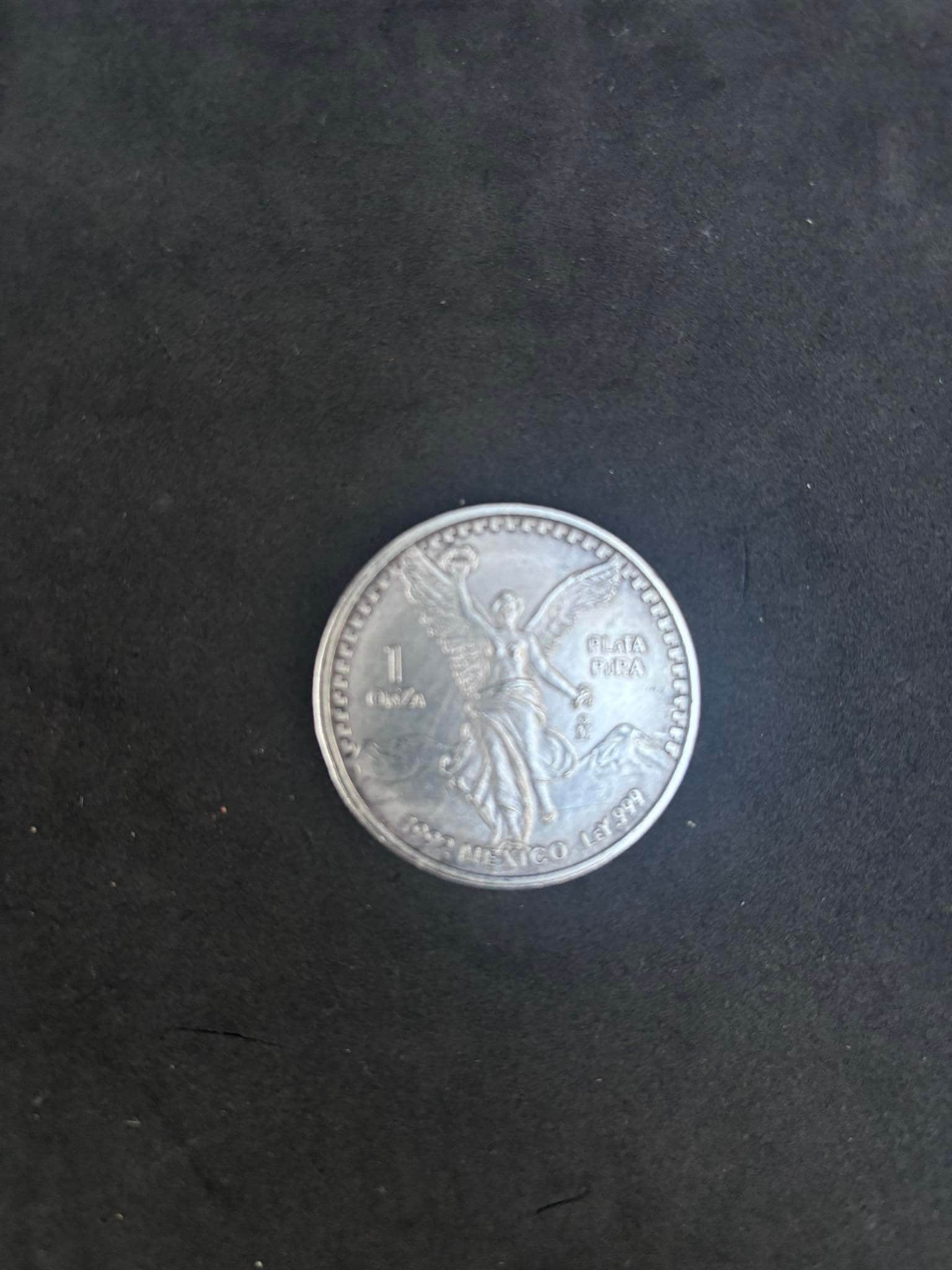 メキシコ銀貨 1992年 メキシコ シルバー オンザ リベルタッド 1
