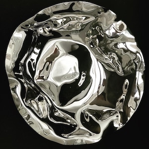 Alessi Sarria Fruit Bowl: Vintage Italian Stainless Steel Centerpiece