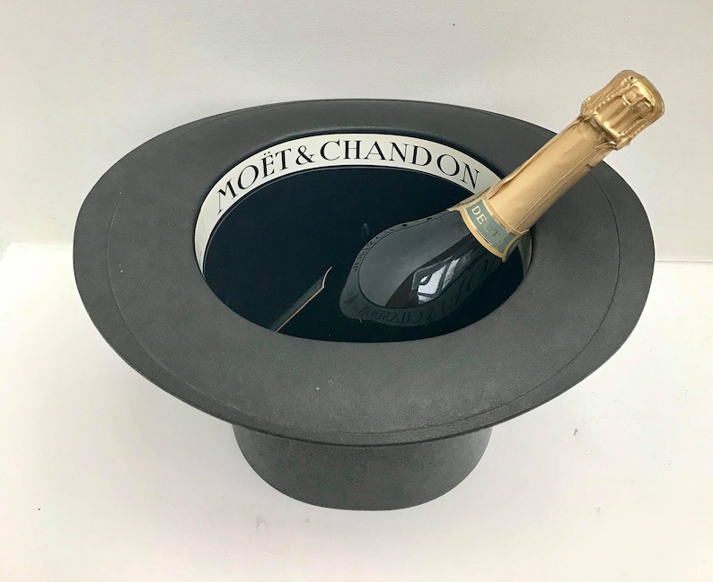 Champagne Ice Bucket Moet and Chandon French Vintage 80s Hat Etsy