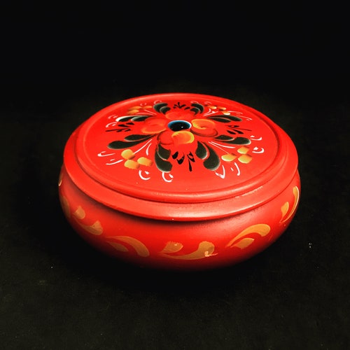 Vintage Rosemaling box Norwegian Hand shops Painted Rosemaled Wood Box, Norway Folk Art , Chest Scandinavian Folklore Art Norway ,1960s
