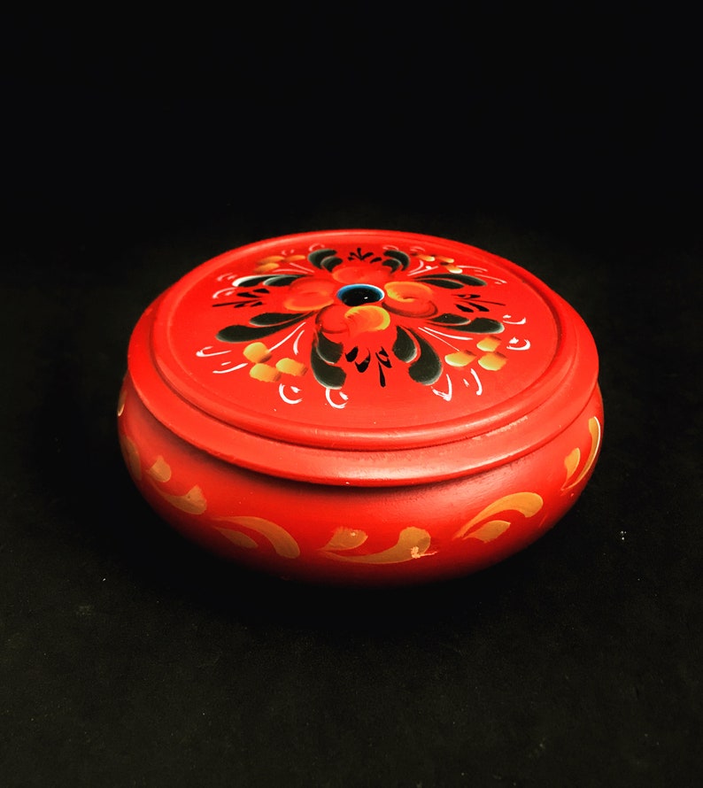 Vintage Rosemaling box Norwegian Hand shops Painted Rosemaled Wood Box, Norway Folk Art , Chest Scandinavian Folklore Art Norway ,1960s