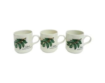 Vintage Villeroy & Boch Liberica Coffee Mugs - Set of 3