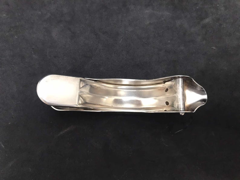 Vintage Silver Plated Lemon Squeezer: French Art Deco Bird Decor image 6