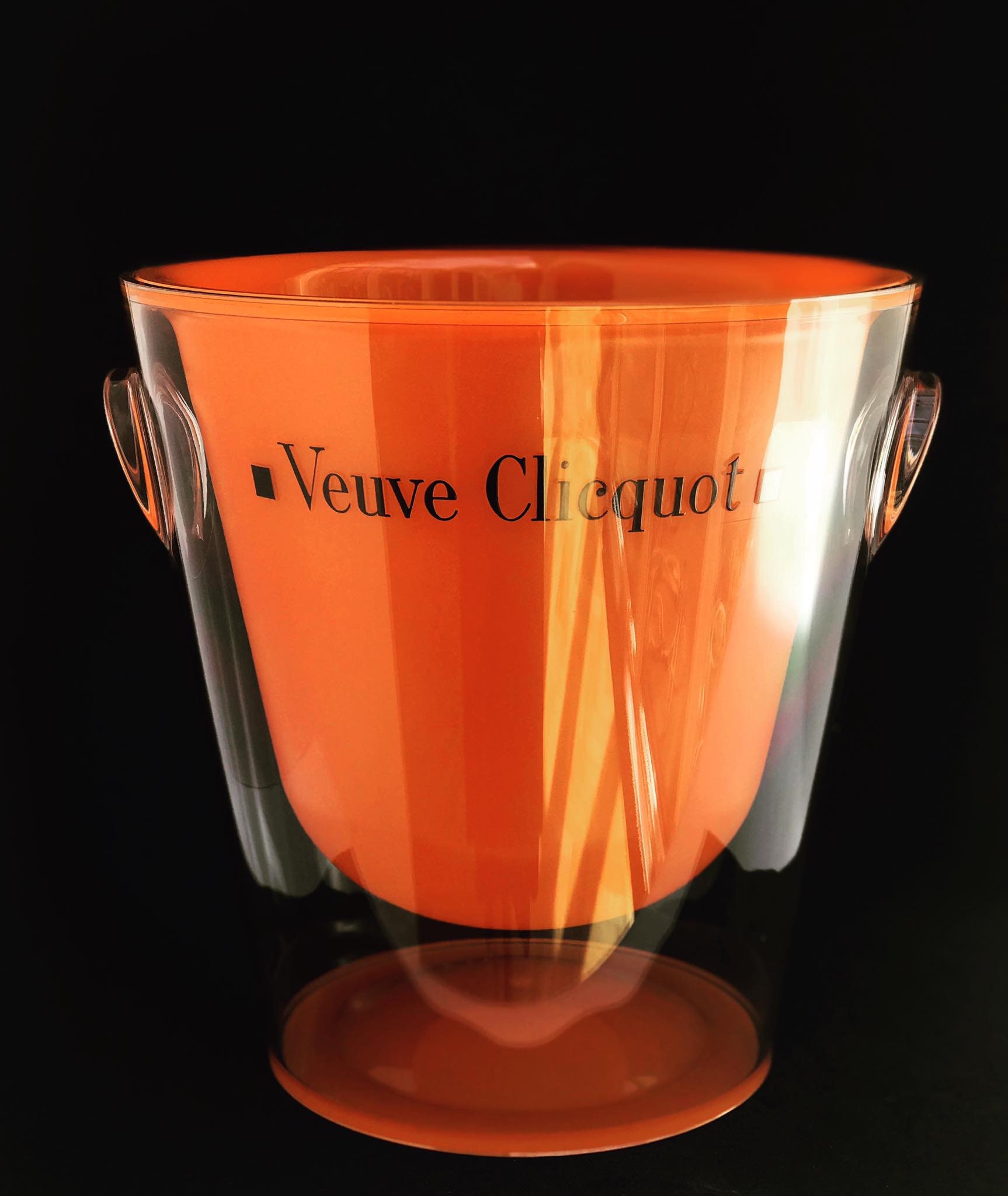 Veuve Clicquot Veuve clicquot champagne orange ice bucket 