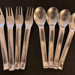 IKEA Poem Flatware Set – 8 Replacement Pieces  Vintage Stainless Postmodern Cutlery – Discontinued