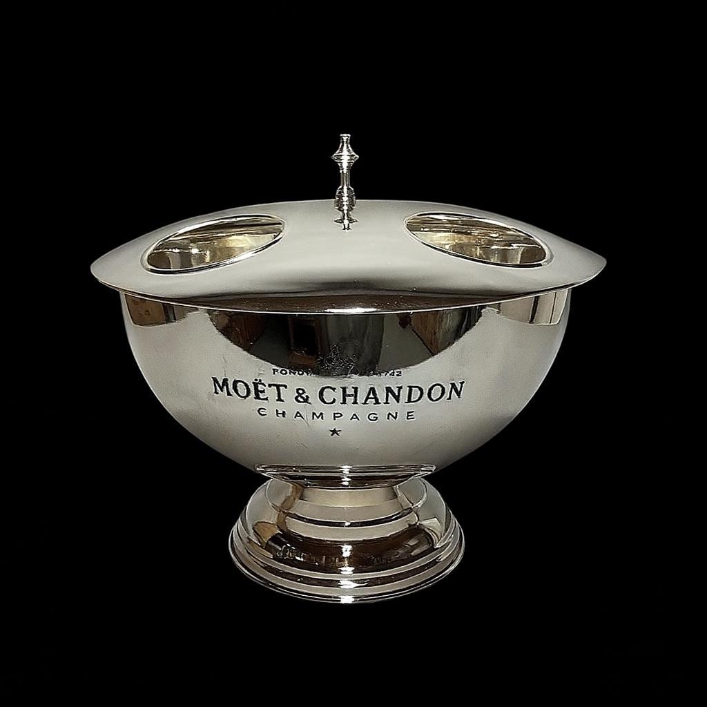 Moët & Chandon Champagne Bucket: Silver Plated Wine Cooler, Bar