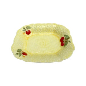 Serving plate Vintage Crown Devon Yellow Tomato Plate, Crown Devon Garden, Dish and Plate, Crown Devon China Dishes, Art Deco ,Circa 1920s