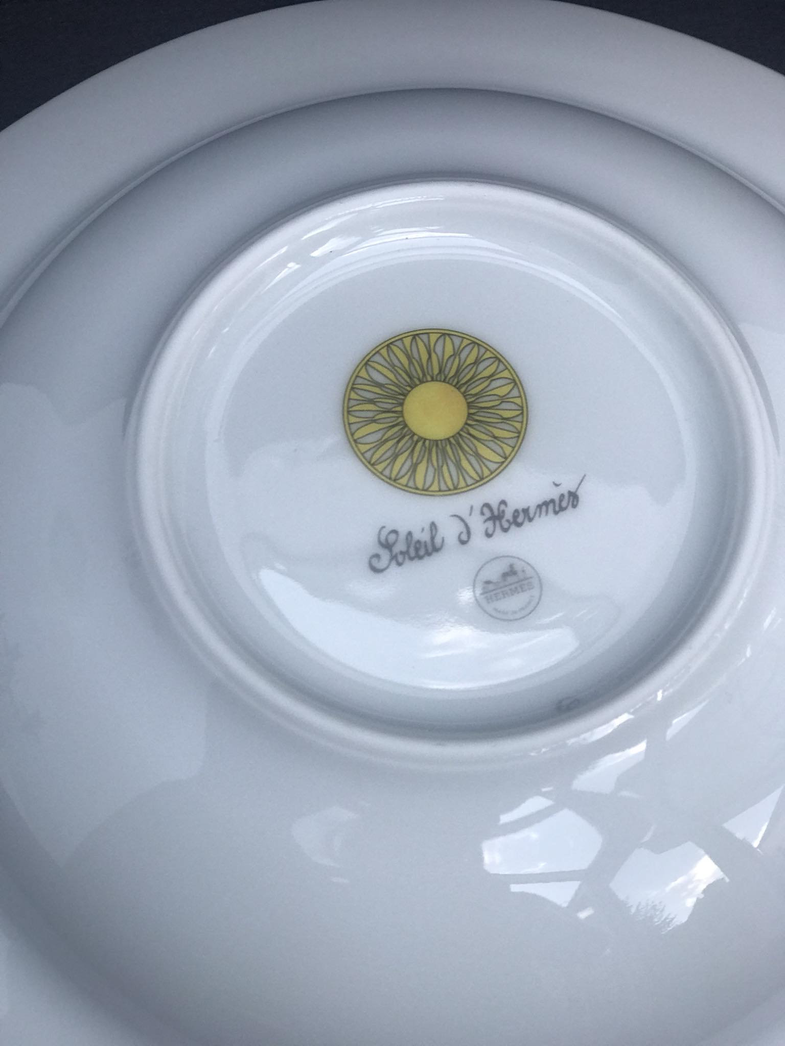 エルメス Soleil d'Hermes スープ パスタ プレートaq11975 HERMES エルメス 食器 スープ パスタ プレート 24cm 2枚セット