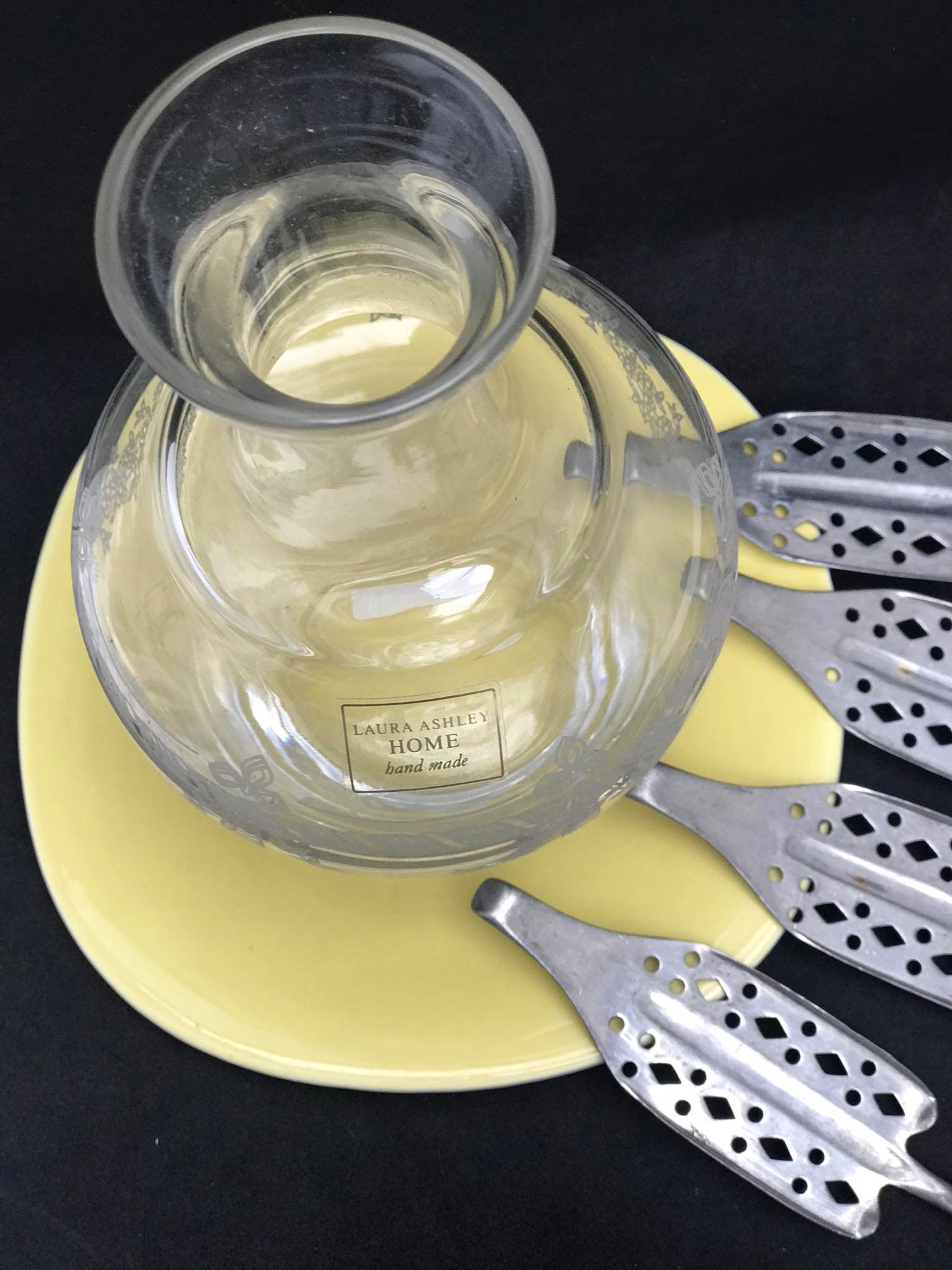 Caraffa Decanter Con Collare E Tappo In Argento Antico Francese Argento Sbpbzvcumr