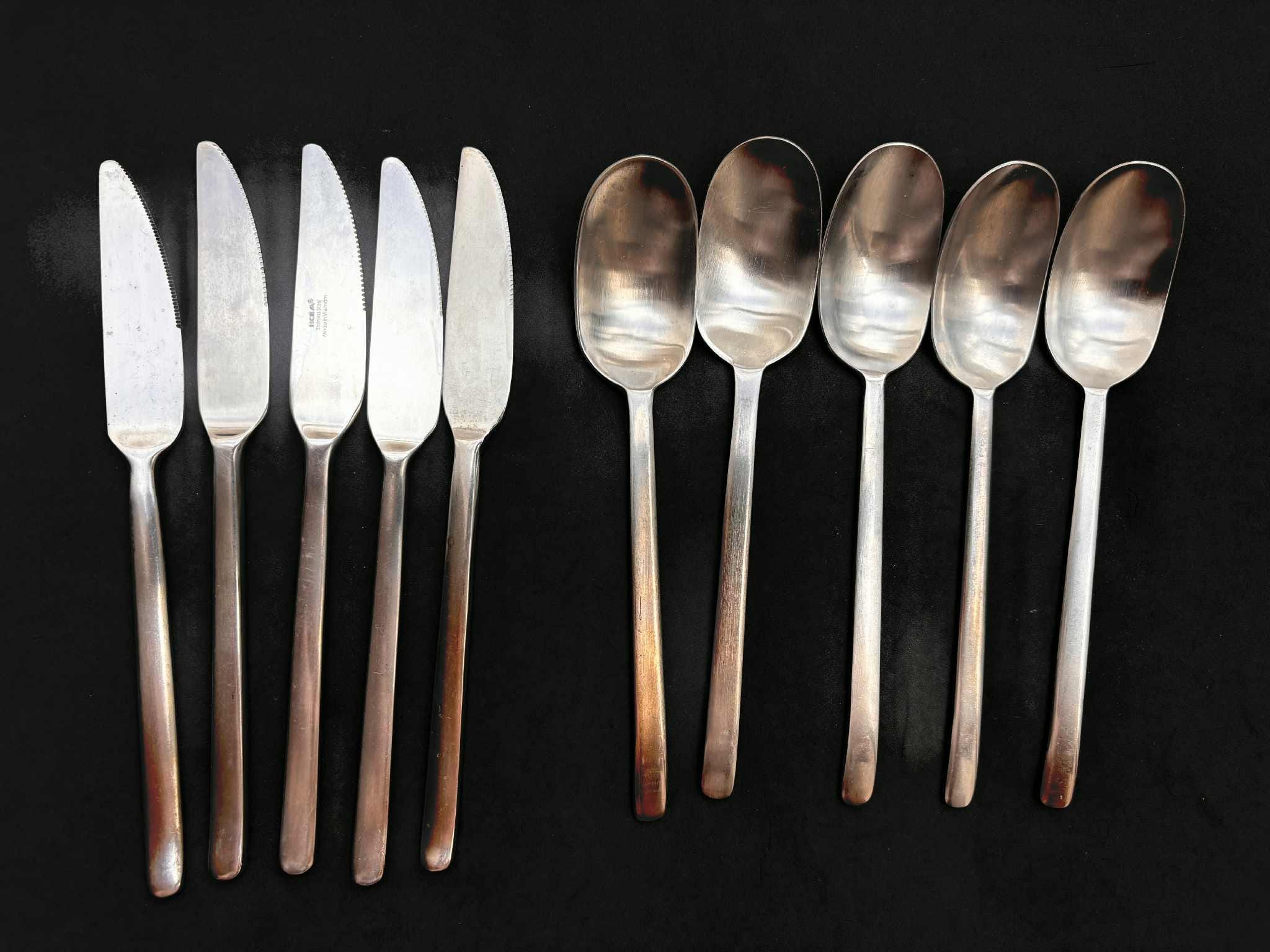 Vintage Ikea Data Flatware Set: Carl Gustaf Jahnsson Stainless