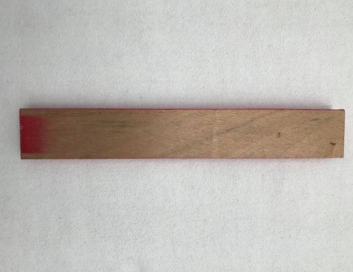 Vintage Knitting Needle Box Red Needles Vintage Wooden Pencil Etsy