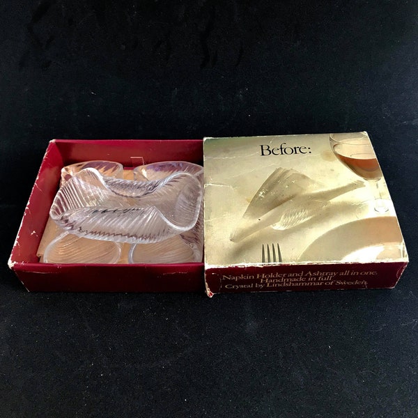 Glass Napkin Holder Etsy UK