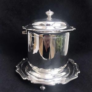 Biscuit Barrel Atkin Brothers Silver plated Biscuit Box, Cookies Jar Edwardian Silver Plated Biscuit Jar Cookie Jar England Gift for Her