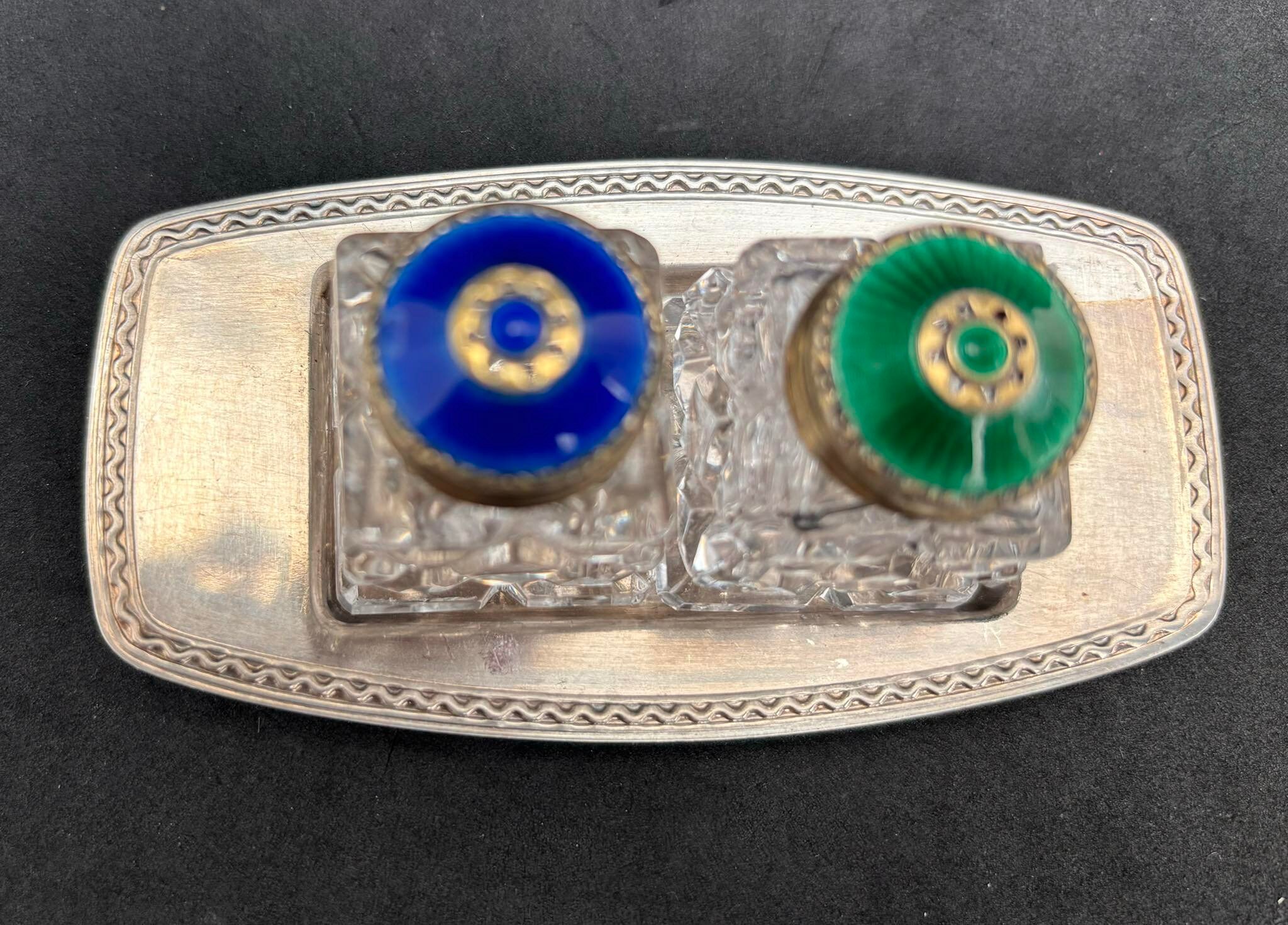 Hroar Prydz ノルウェー製 スターリングシルバー クリスタルエナメル