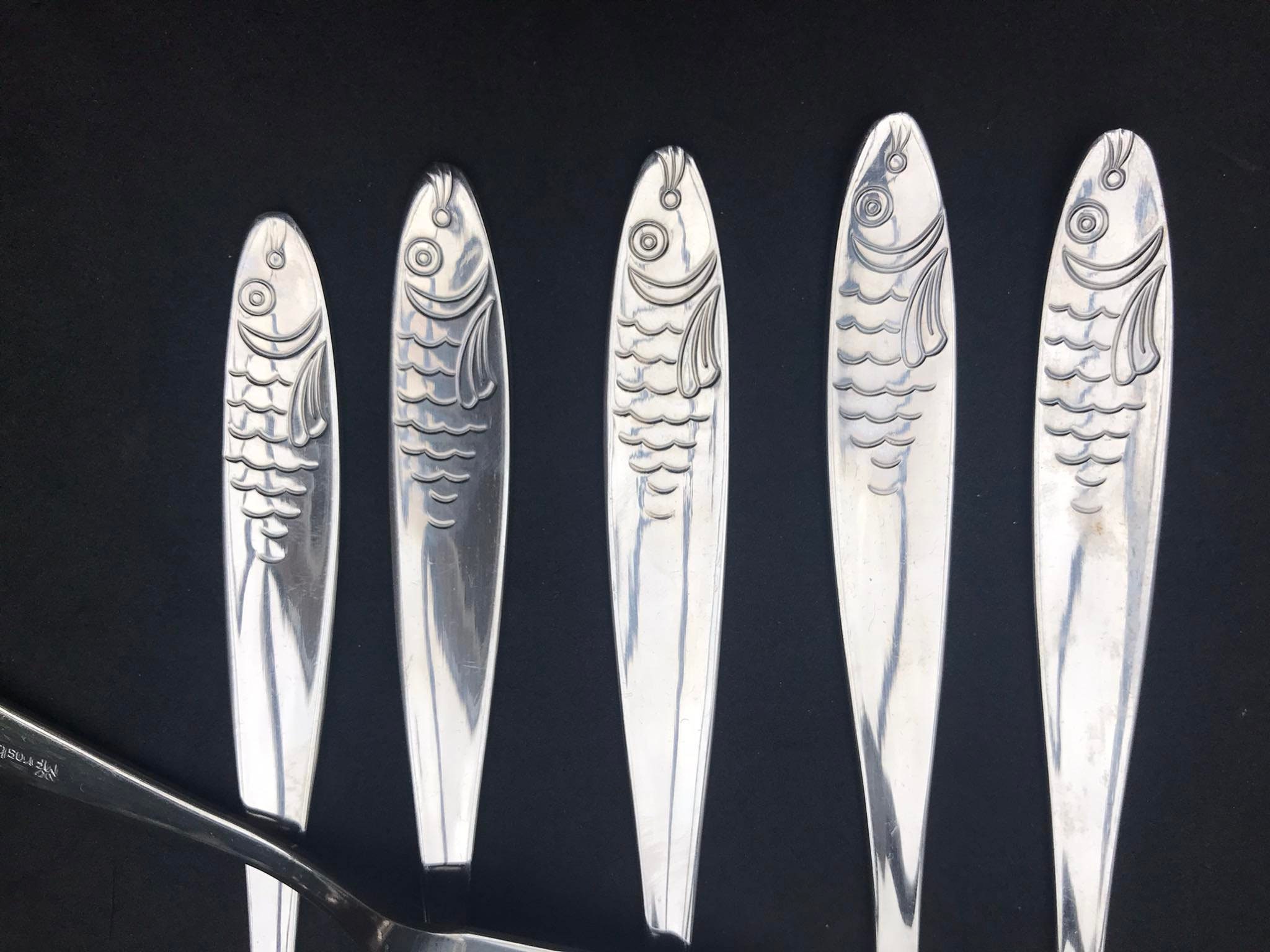 6 Forchette Per Pesce In Acciaio Inox 18/0 - 19 Cm Per Tavola Elegante - Foto 4