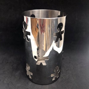 Alessi Wine Bottle Holder Girotondo King Kong Stefano Giovannoni Guido Venturini for Alessi - Girotondo  Italian design cutlery holder