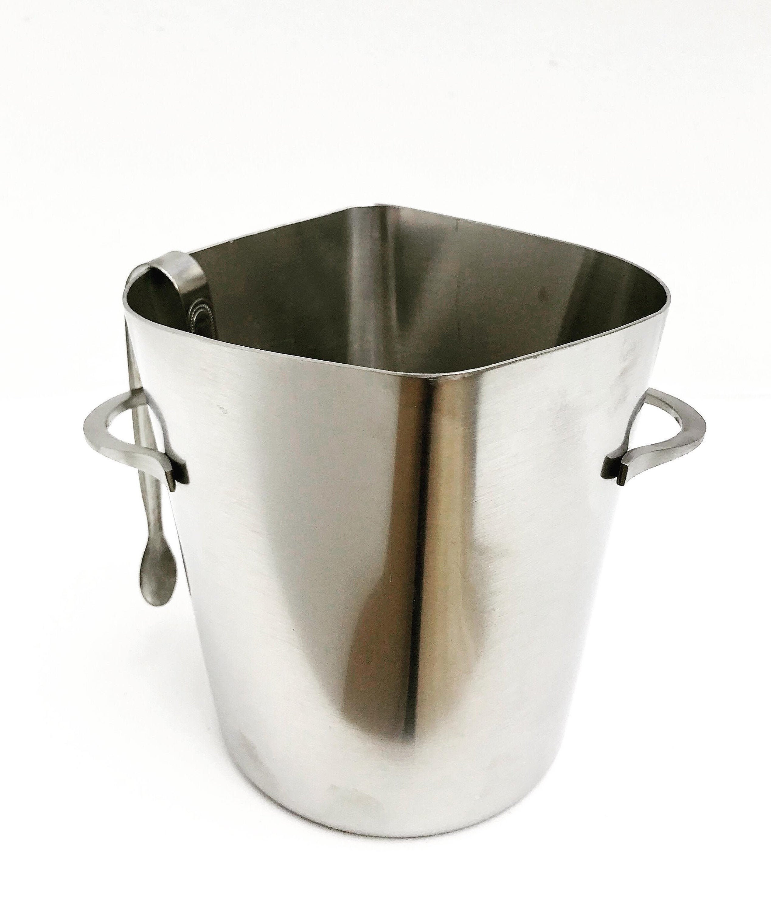 Alessi 1pc Metal Ice Bucket Portable Ice Bucket Metal Pail Bucket 