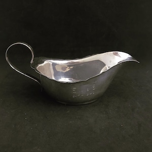 Gravy Boat Silver plated sauce boat Victorian wedding gift for her  christmas table elegant tableware Vintage Hotel silver gift