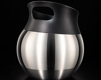 Vintage BergHOFF Zeno Champagne Bucket, Frederik Aerts Belgian Design, 18/10 Stainless Steel Wine Cooler, Space Age Barware