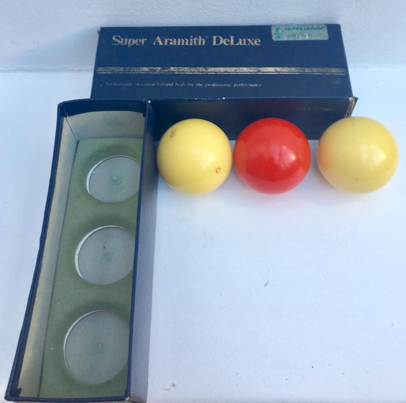 ヴィンテージ アラミス デラックス ビリヤードボールセット：ベルギー