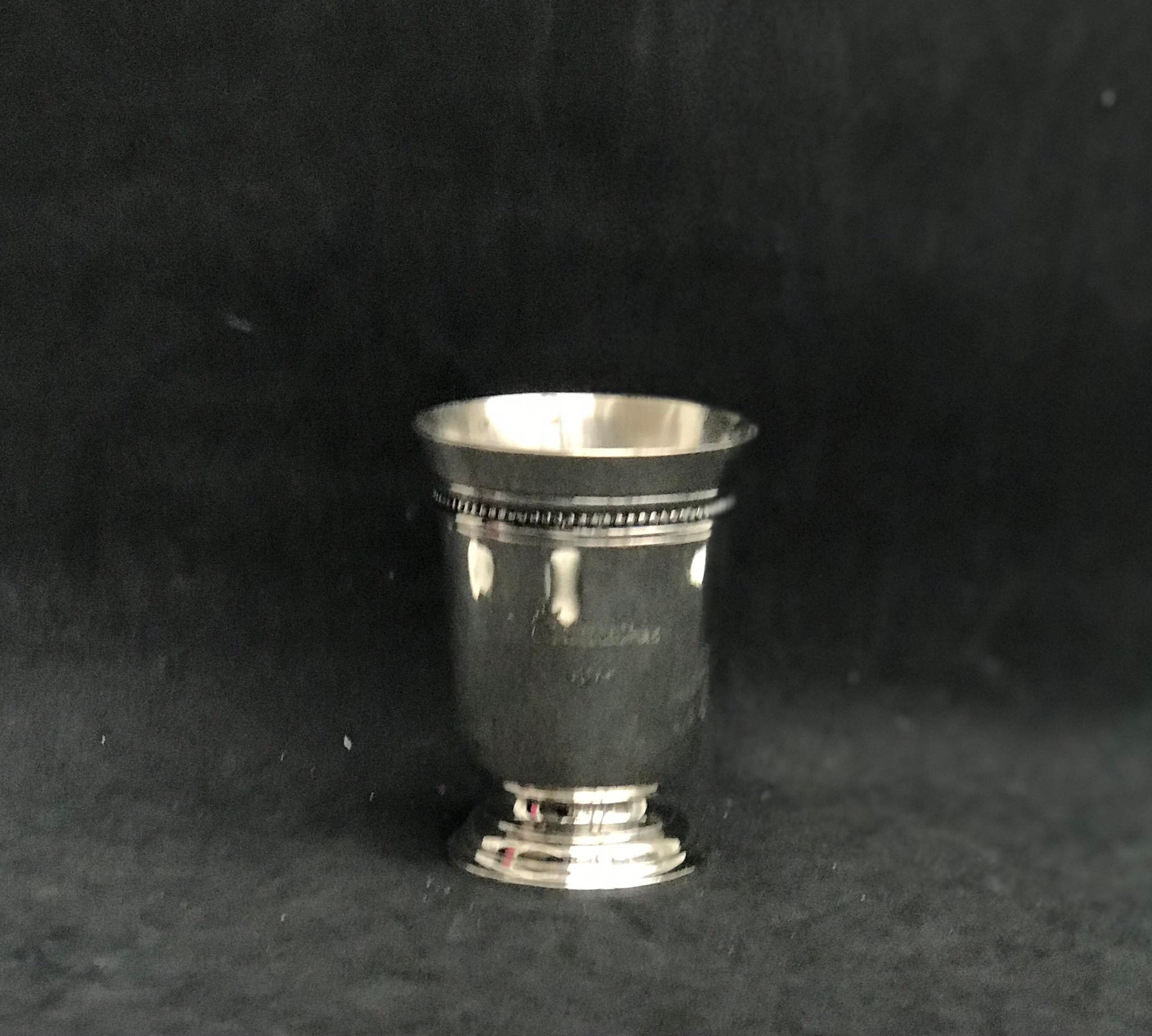 Christofle Silver Plated Tumbler: Engraved Baptism Gift - Etsy Sweden