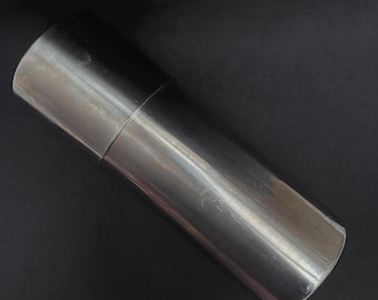 Vintage Französischer Cocktail Shaker: Edelstahl Martini Bar Zubehör